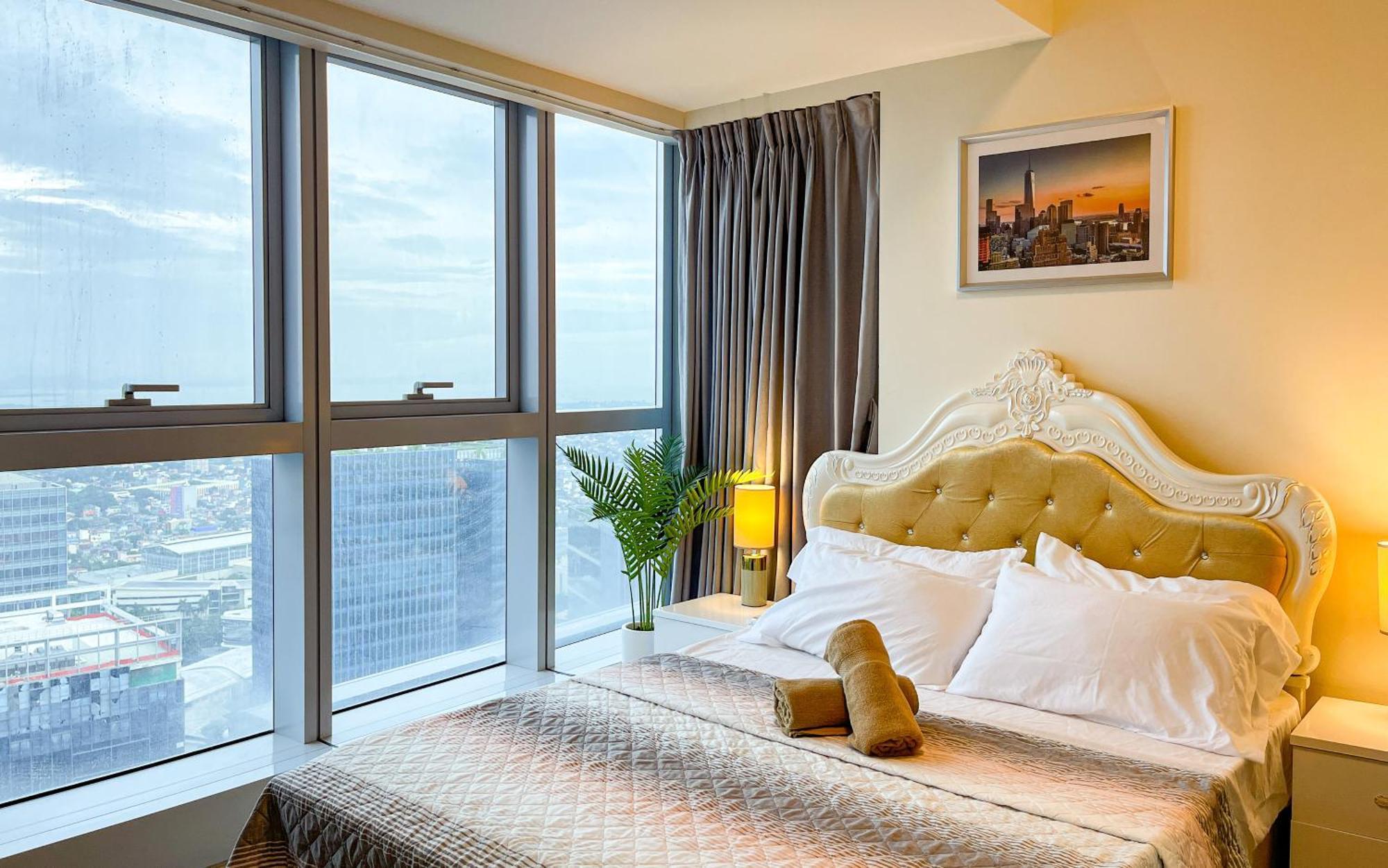 Cityscape View 2Br In Uptown Bgc W 200Mbps Wifi Taguig Ngoại thất bức ảnh